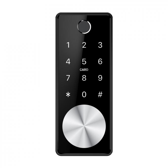 Έξυπνο ηλεκτρονικό δακτυλικό αποτύπωμα τηλεχειρισμού Bluetooth κλειδαριών πορτών ψηφιακό με αυτόματο Deadbolt 0