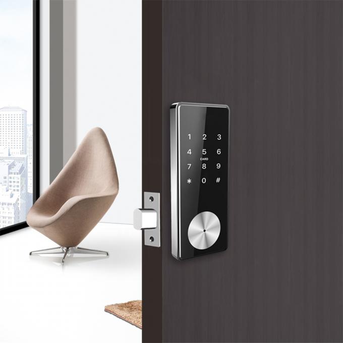 Η έξυπνη ηλεκτρονική κλειδαριά απλό OLED πορτών Bluetooth κλειδαριών πορτών αστράφτει ηλεκτρονικός κώδικας οθόνης χωρίς λαβή 1