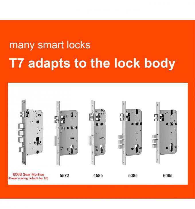 COem καμερών πορτών έξυπνη κλειδαριά Tuya APP κλειδαριών ευφυής με την οθόνη 1