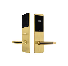 Χρυσό έξυπνο ηλεκτρονικό σύστημα καρτών κλειδαριών RFID πορτών ξενοδοχείων ασφάλειας