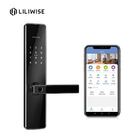 Έξυπνο δακτυλικό αποτύπωμα ασύρματο WiFi ελέγχων TTLock App κλειδαριών πορτών διαμερισμάτων Airbnb Liliwise