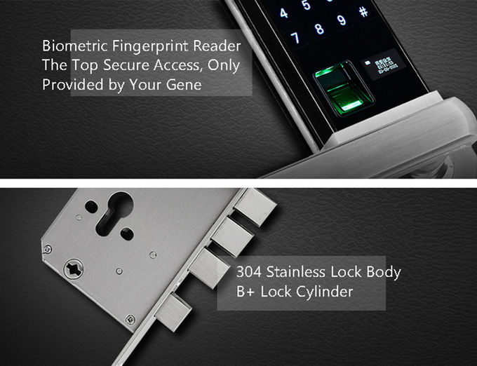 Γλιστρώντας κλειδαριά πορτών δακτυλικών αποτυπωμάτων προστασίας κάλυψης, ευφυής κλειδαριά πορτών κωδικού πρόσβασης 1