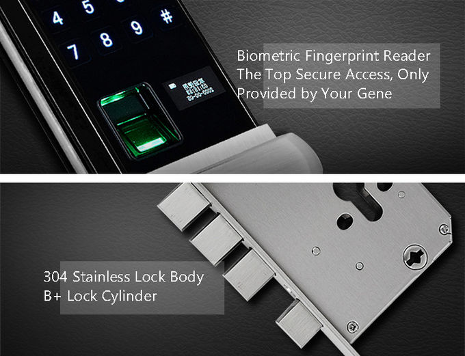 Κλειδαριά συρόμενων πορτών cOem/δακτυλικών αποτυπωμάτων ODM, κλειδαριά πορτών οθόνης αφής κωδικού πρόσβασης 1