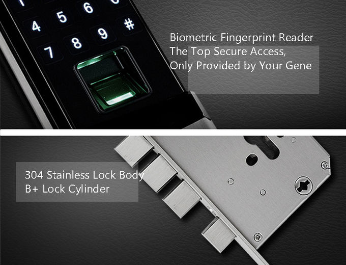 Έξυπνη κλειδαριά πορτών εισόδων Keyless Deadbolt, ψηφιακή κλειδαριά πορτών δακτυλικών αποτυπωμάτων 1