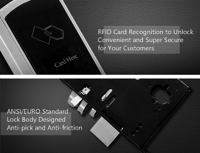 Η πόρτα ξενοδοχείων καρτών RFID κλειδώνει τη μεγάλη ικανότητα 200 στοιχείων μακροχρόνιος κύκλος ζωής μπαταριών καρτών ολοκληρωμένου κυκλώματος 2