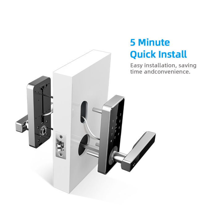Έξυπνη κλειδαριά πορτών κώδικα cOem για το σπίτι/υπαίθρια κλειδαριά συρτών δακτυλικών αποτυπωμάτων ψηφιακή ασύρματη 2