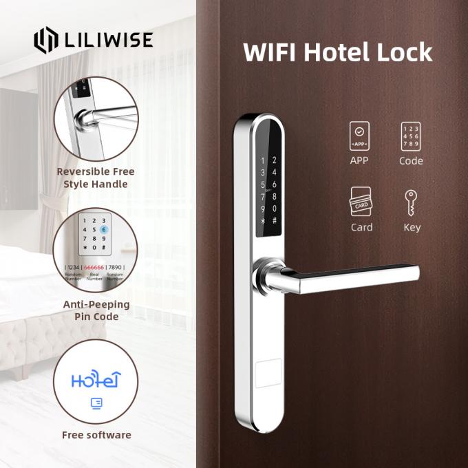 Ευφυής κλειδαριά ξενοδοχείων RFID κώδικα WIFI Bluetooth χωρίς σύστημα ξενοδοχείων 2