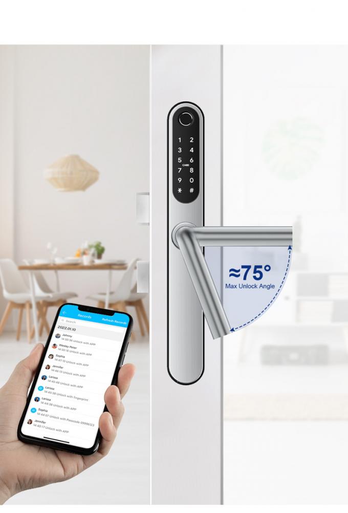 Wifi Αδιάβροχο Έλεγκτο Ηλεκτρονικό Slim Ψηφιακό έξυπνο κλειδί πόρτας 1