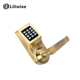Κλειδαριά πορτών κουμπιών ώθησης υψηλής ασφαλείας, ασημένιο/χρυσό ηλεκτρονικό σύστημα βασικών εισόδων