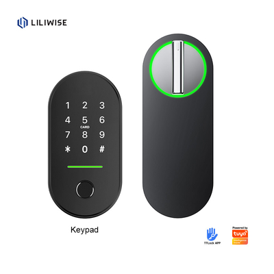 Liliwise Hot Sale κλειδαριά έξυπνο σπίτι εσωτερικό Tuya Ttlock Ασφάλεια ψηφιακή κλειδαριά Wifi έξυπνη κλειδαριά με keyless