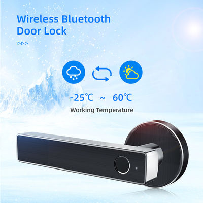 Ασύρματη Bluetooth κλειδαριών ασφάλειας τηλεχειρισμού WiFi κλειδαριά μοχλών λαβών πορτών δακτυλικών αποτυπωμάτων ηλεκτρονική