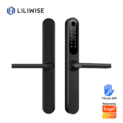 Liliwise Αδιάβροχη Alexa Αλουμινίου Χάλυβα Ip66 έξυπνη κλειδαριά πόρτας αποτυπώματα Cerradura Electronica Ttlock έξυπνες κλειδαριές με Wifi