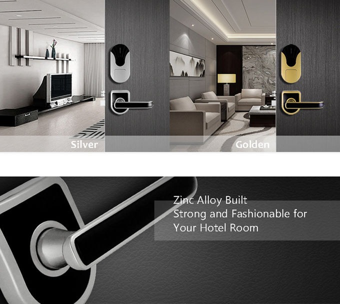 Έξοχες ασφαλείς κλειδαριές πορτών ξενοδοχείων Rfid, κλειδαριά 280mm πορτών έξυπνων καρτών συνήθειας * 80mm 1