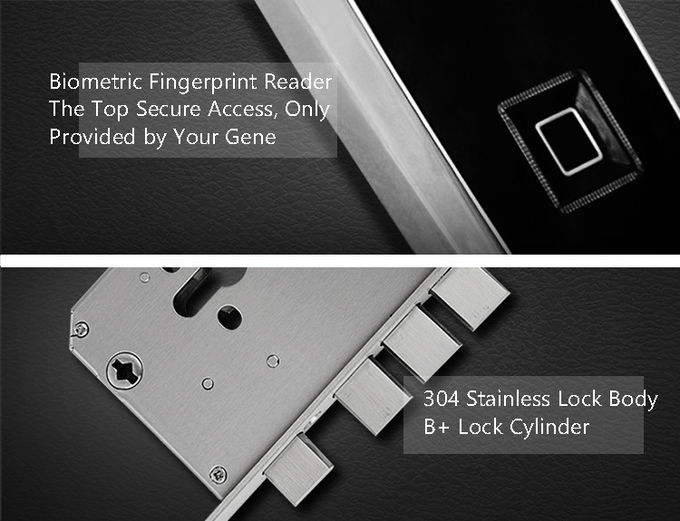 Κλειδαριές πορτών ασφάλειας Keyless δακτυλικών αποτυπωμάτων, ηλεκτρονική ψηφιακή κλειδαριά πορτών Keyless 1