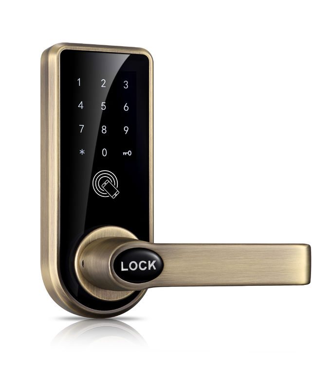 App Bluetooth κραμάτων ψευδάργυρου κλειδαριά πορτών για το σπίτι κατοικημένο 168mm * 68mm 1