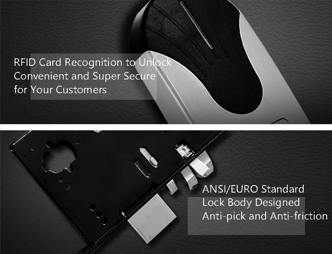 Εμπορικός ψηφιακός άλλη κλειδαριά πορτών με την κάρτα 200 RFID ικανότητα στοιχείων καρτών 3